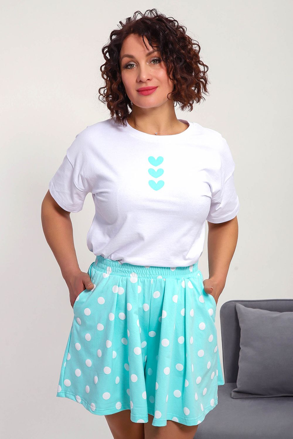 Пижама 88145 - ментол