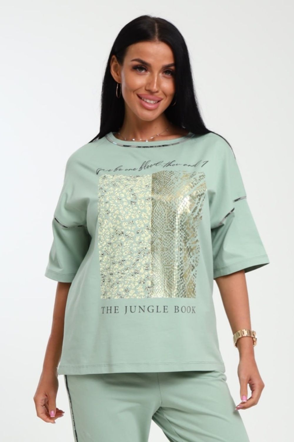 Футболка женская 238 - фисташковый