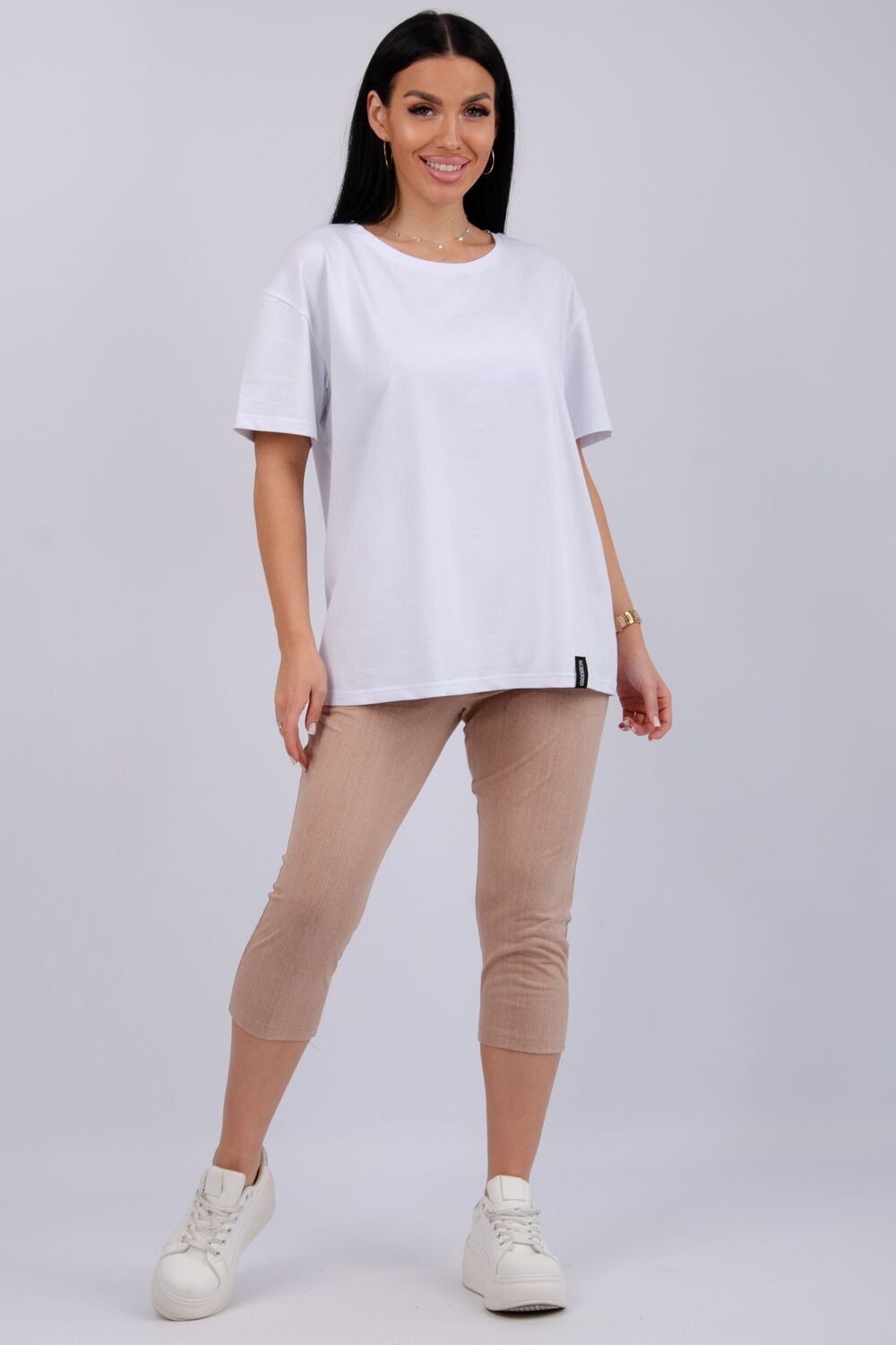 Аморе бриджи женские - бежевый