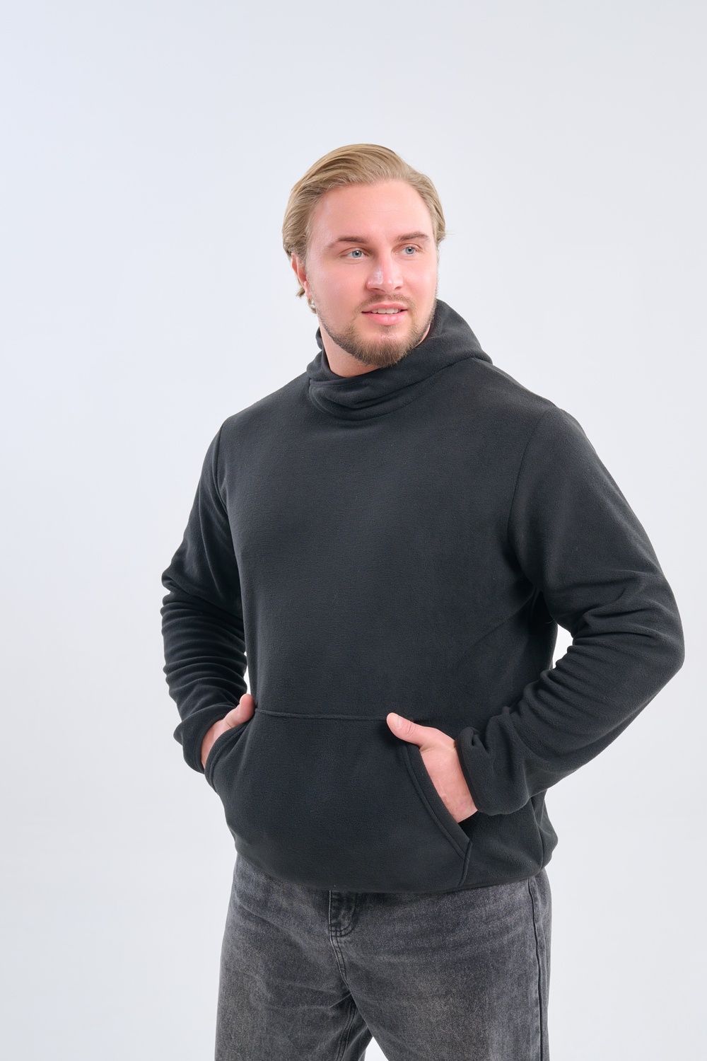Толстовка мужская 75012 - черный