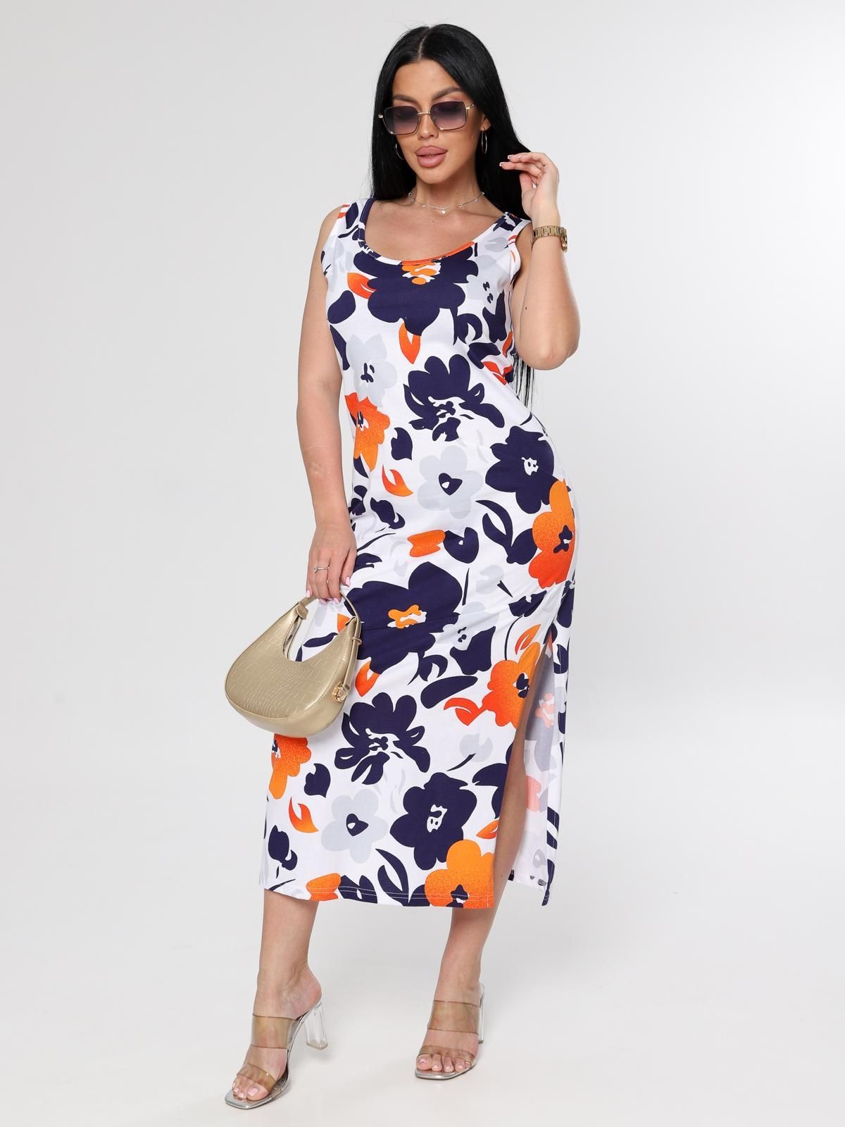 Мабель - платье оранжевый