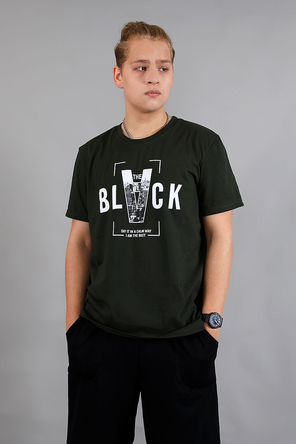 Футболка 88148 - хаки