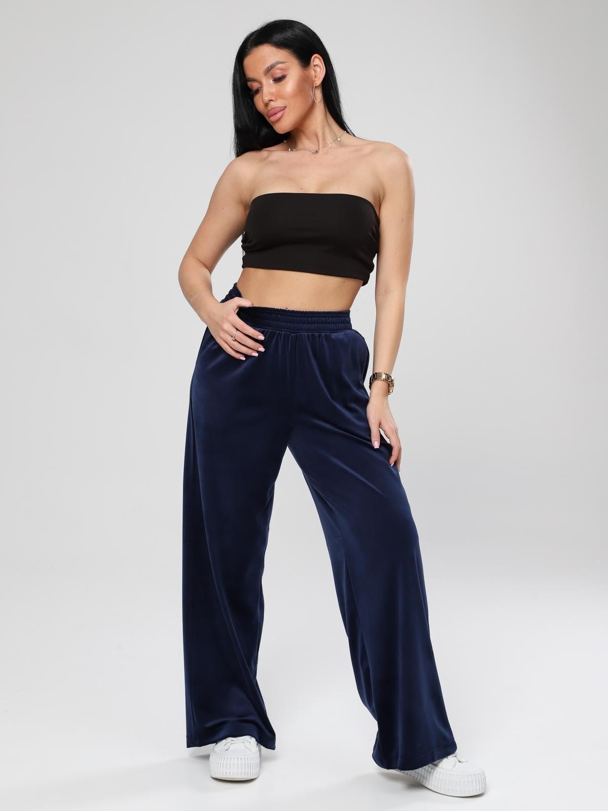 Марлена макси - брюки синий