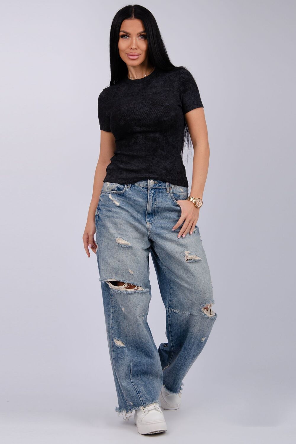 Кимми футболка женская - черный