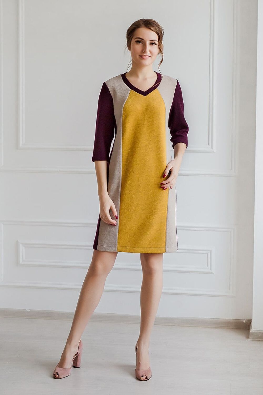 Платье Синди - разноцветные