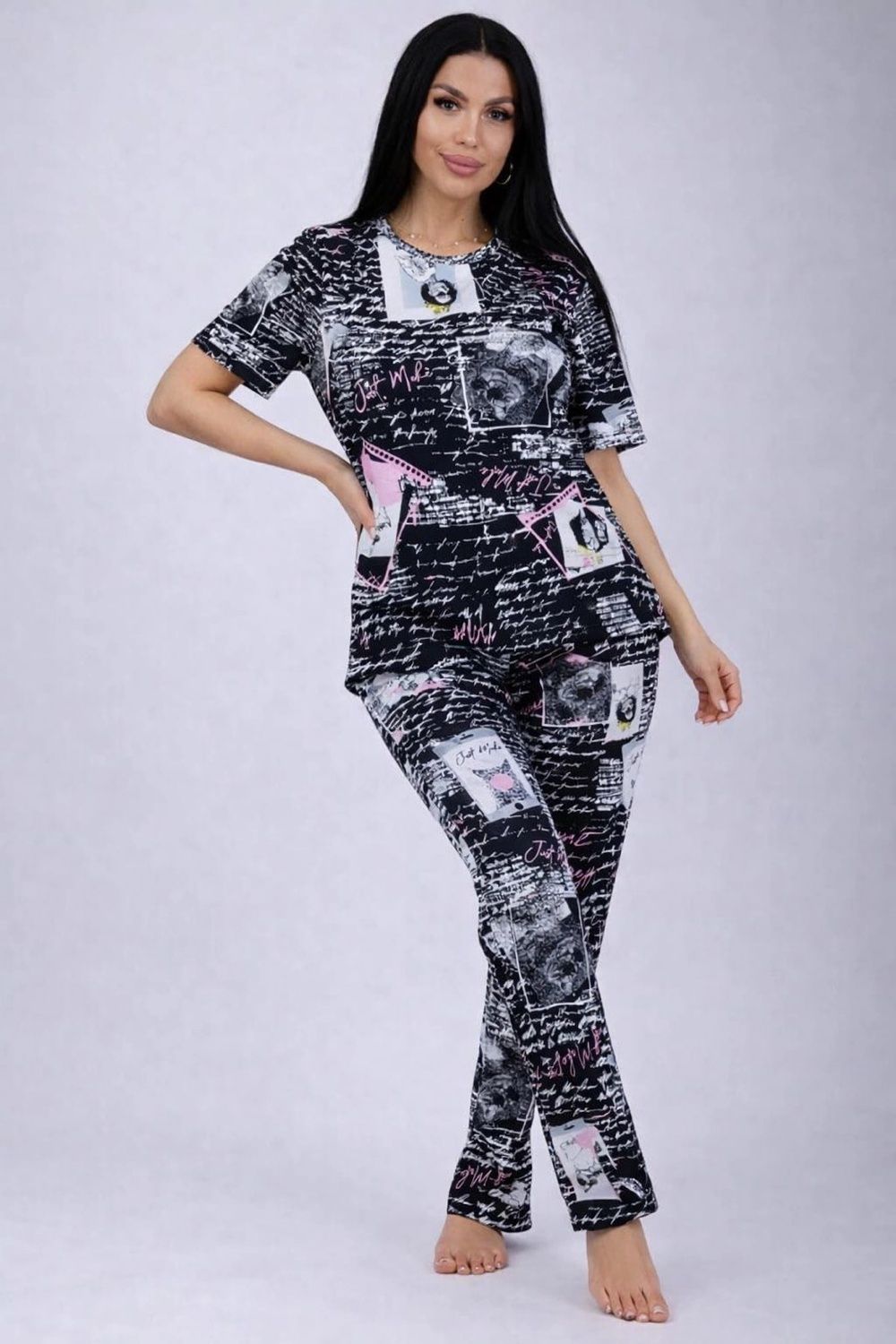 18115 Пижама - черно-белые портреты