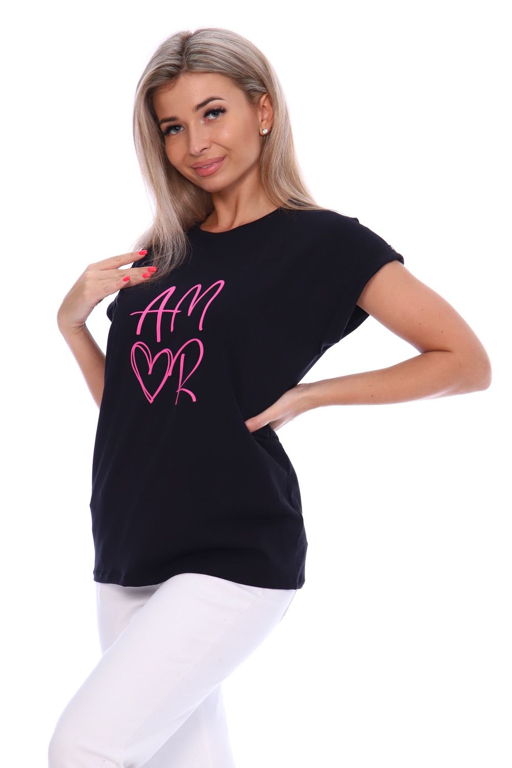 Футболка женская ФЖ044 - черный