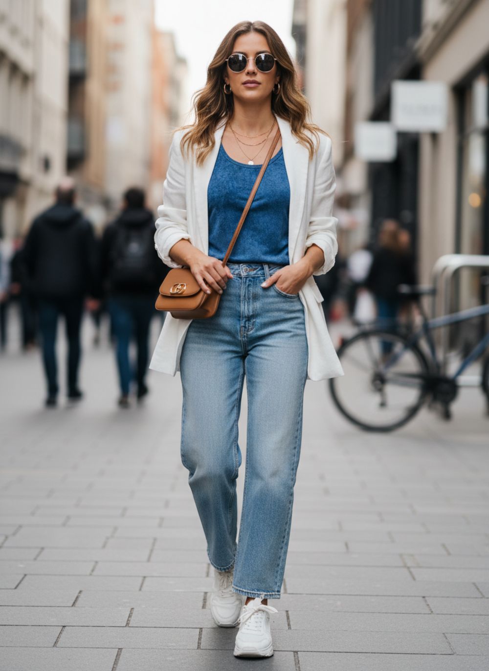 Майка женская арт. 821 - синий