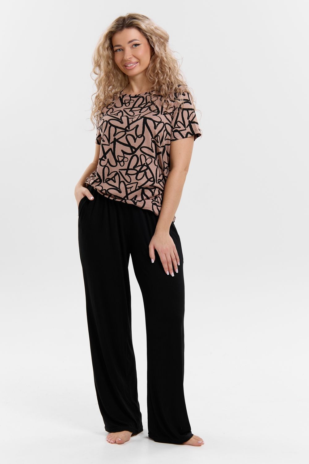 Костюм 36996 - коричневый