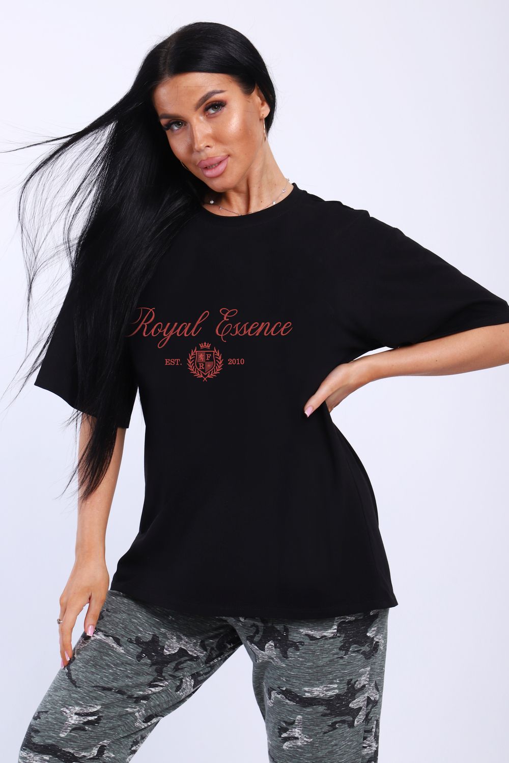 Футболка женская 15 - черный