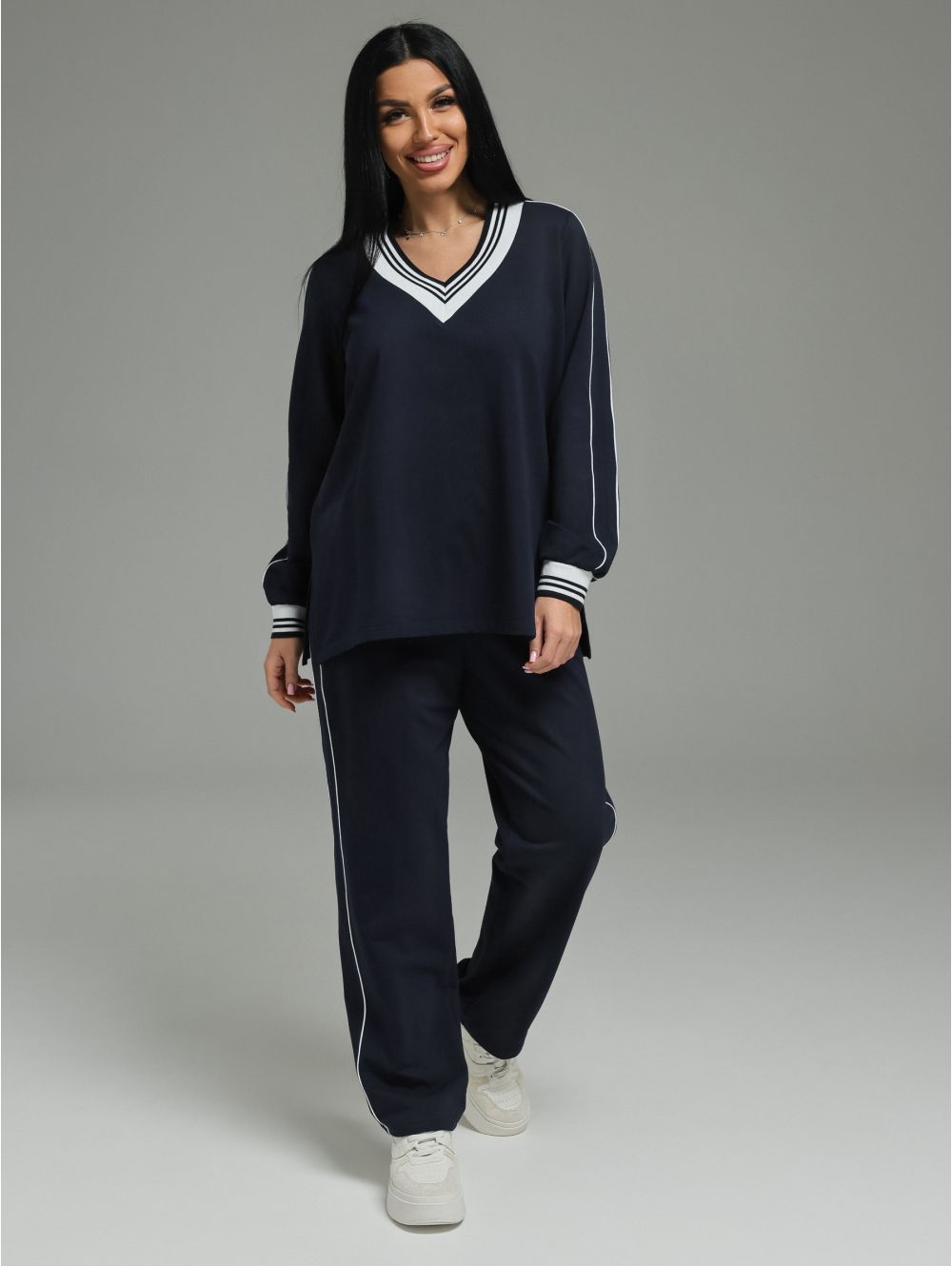 Акцент костюм женский (синий)