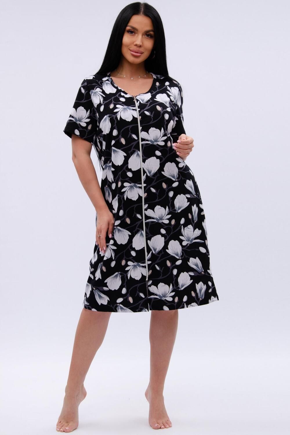 Рената 2 халат женский - крокусы