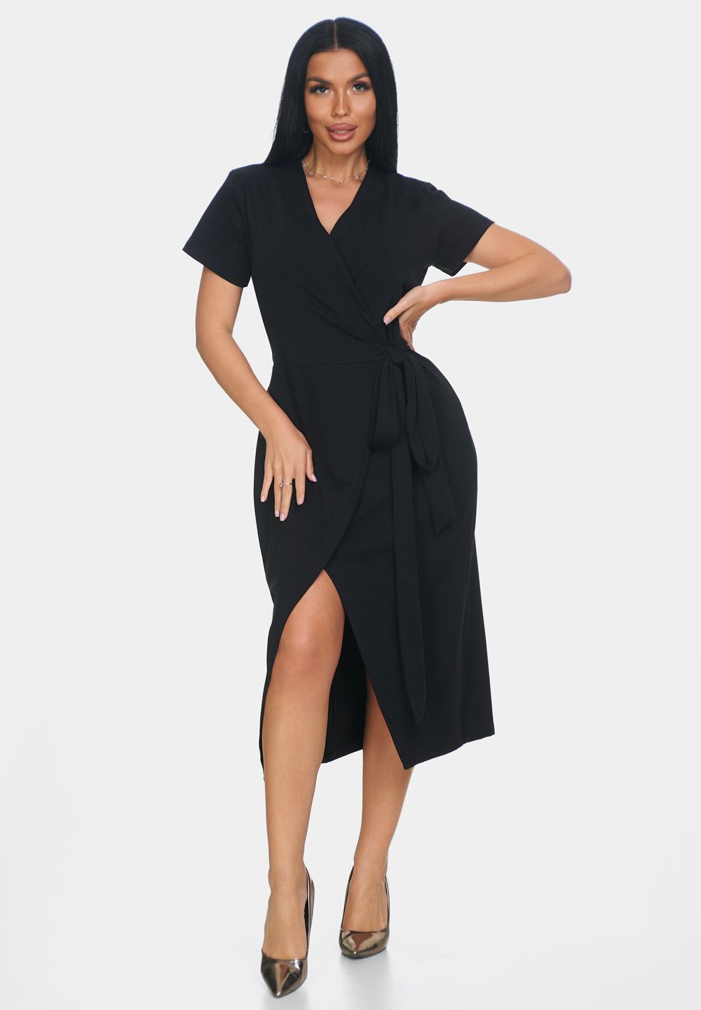 Платье Вики - черный