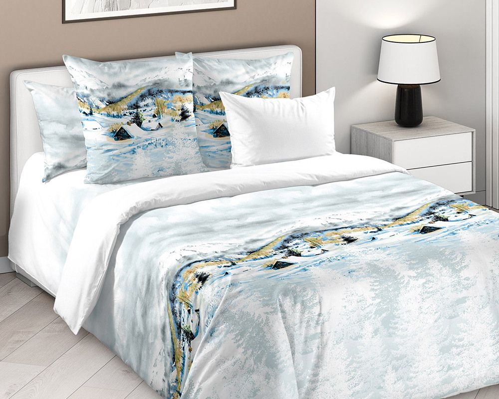 Постельное белье Снежное сияние , перкаль