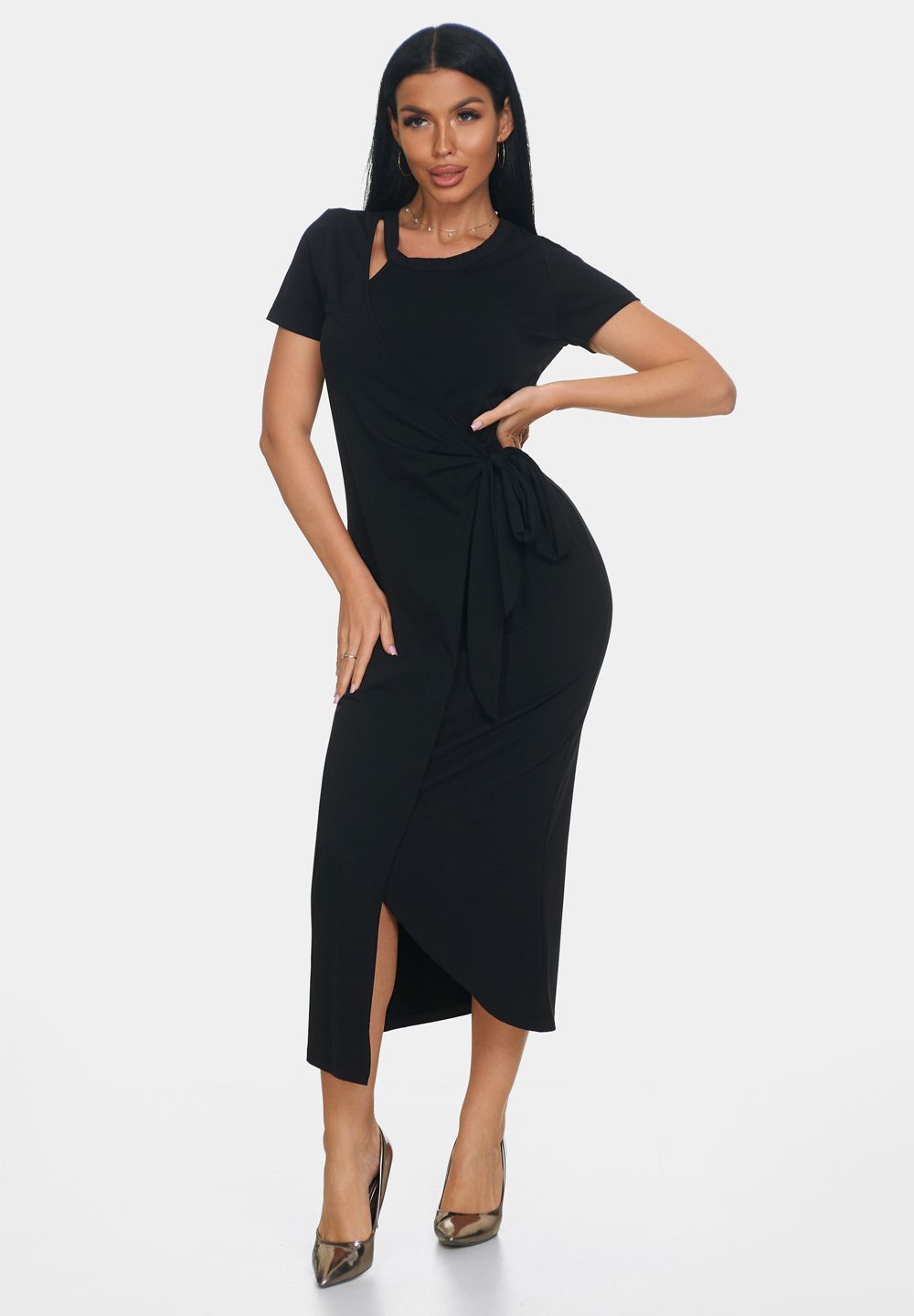 Платье Мила - черный