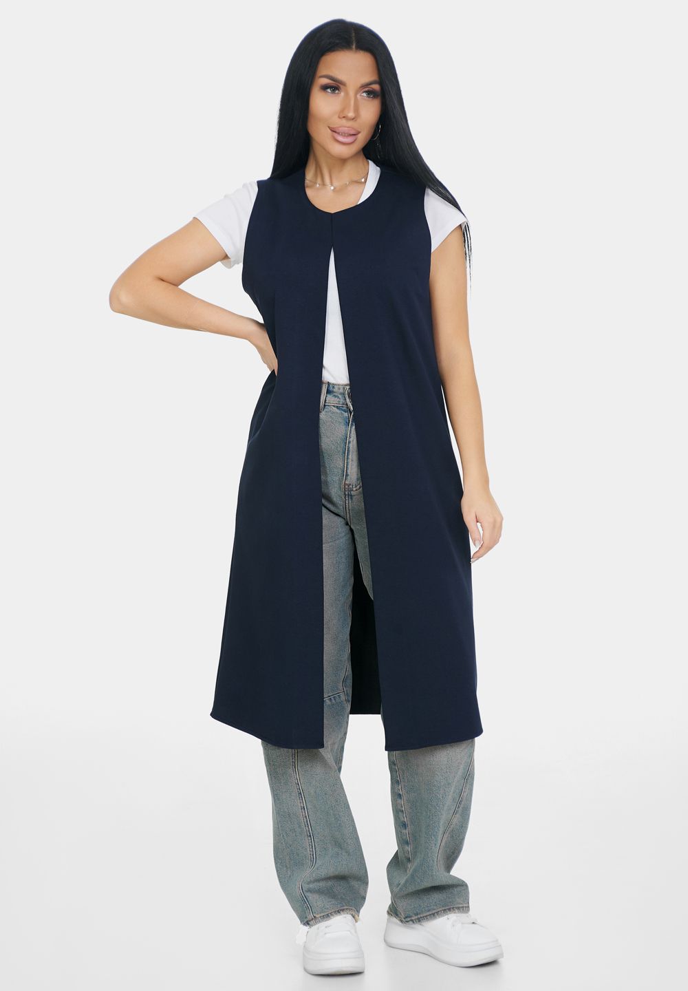 Жилет Стиль - индиго