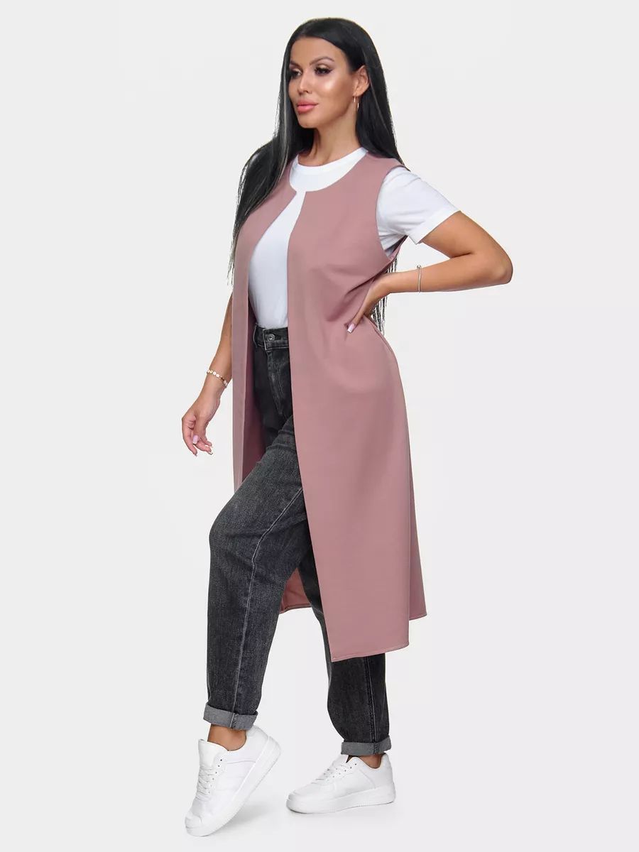 Жилет Стиль - какао