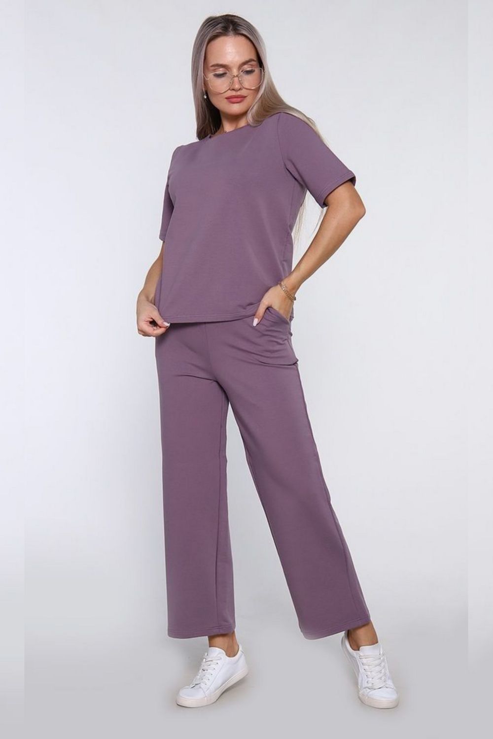 650 Костюм женский - лиловый