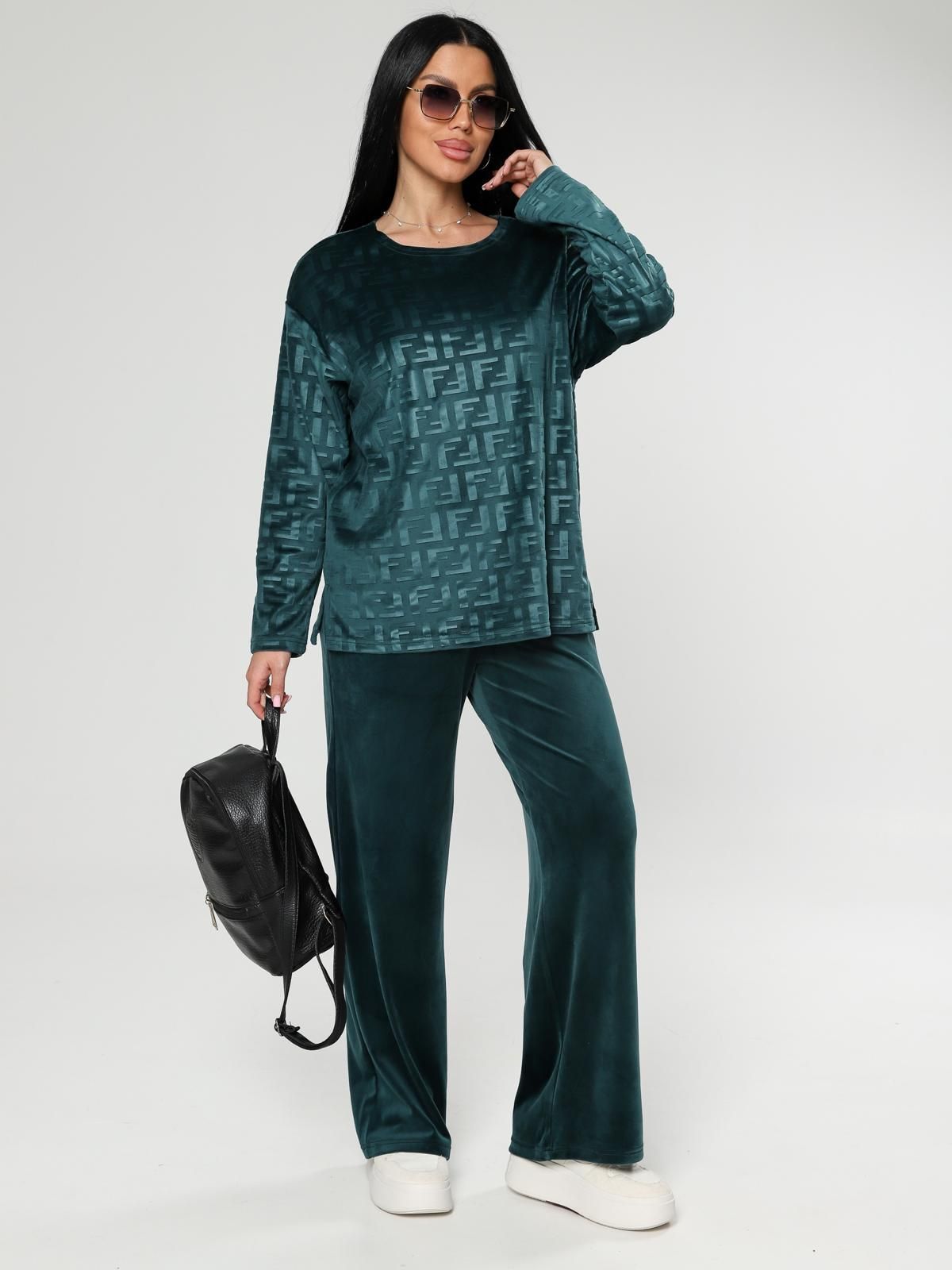 Чарлот-Жаккард - костюм изумруд