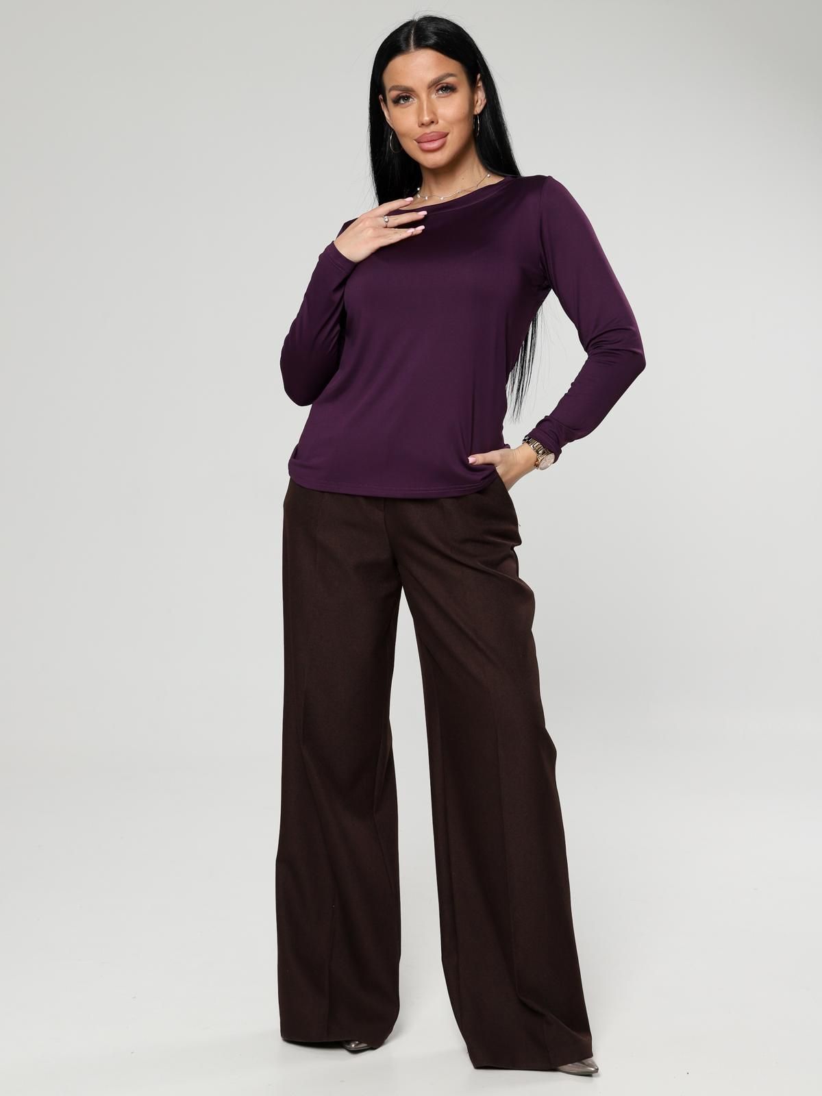 Энкар - лонгслив баклажан