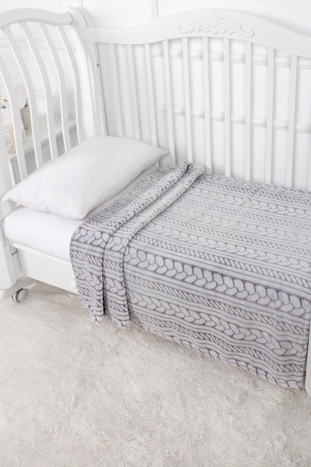 Плед велсофт арт. ПЛВ - темно-бордовый