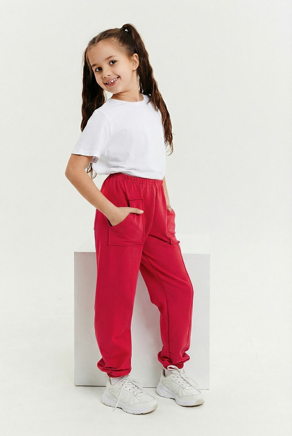 Брюки 5128 детские - фуксия