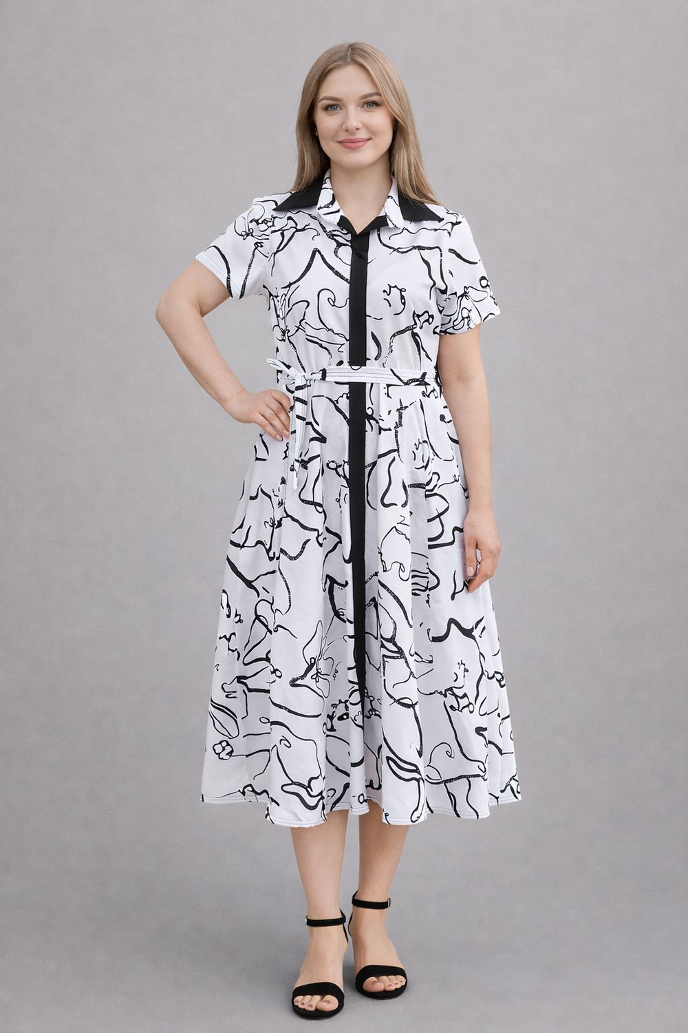 Платье 39065 - белый