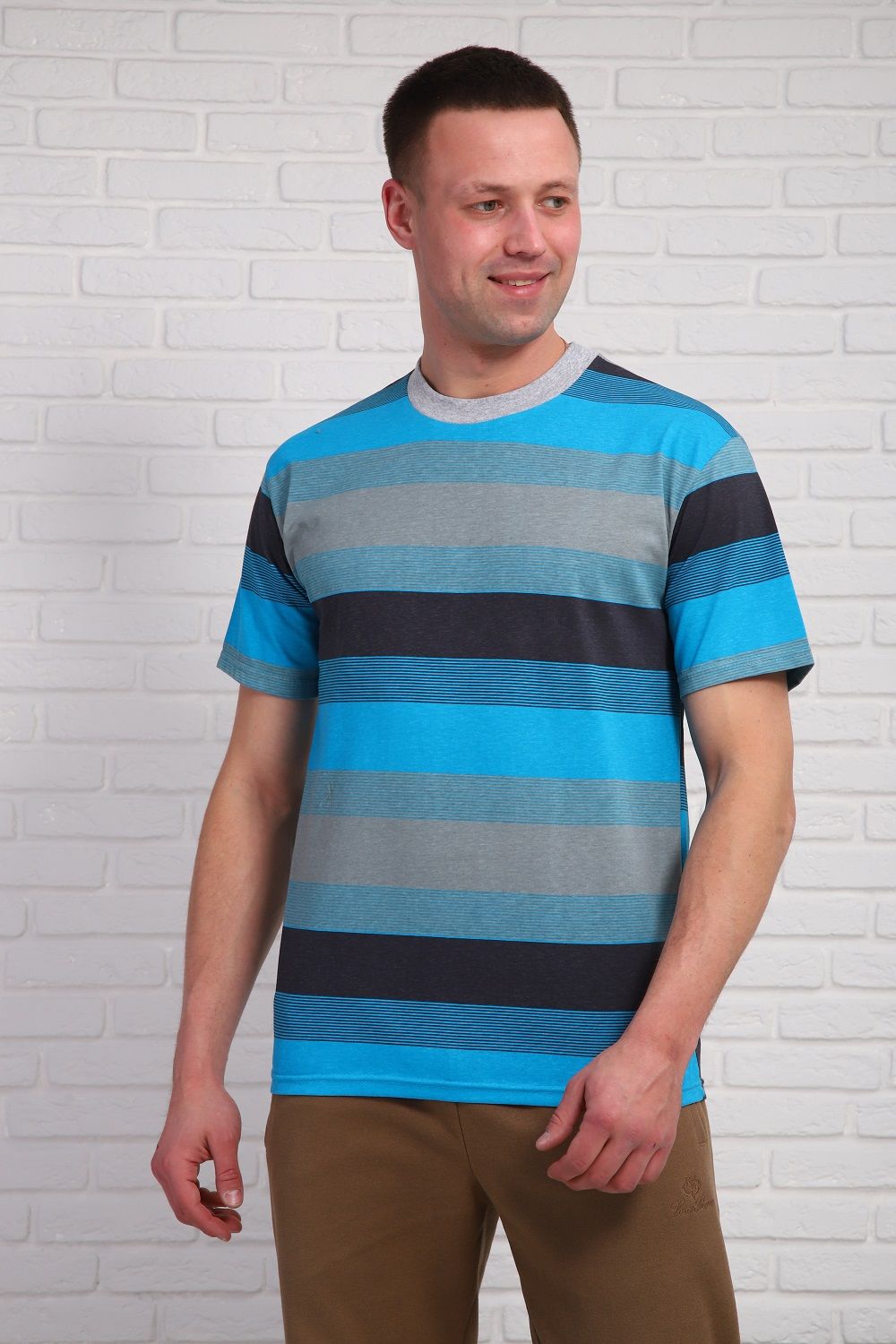 1117 Футболка мужская - разноцветные