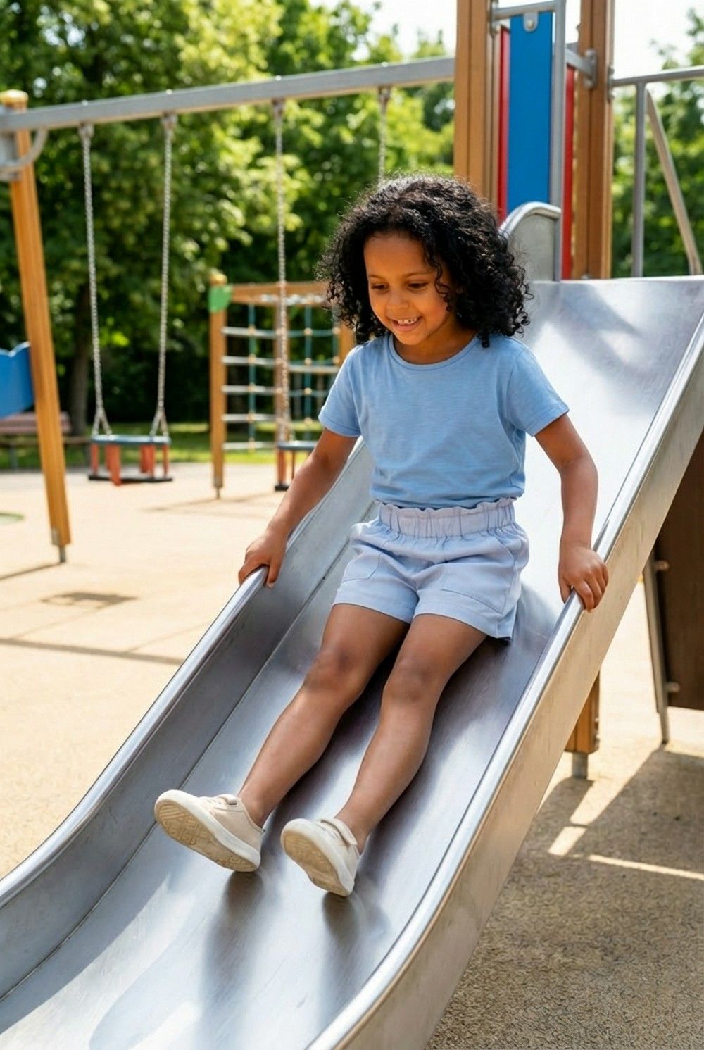 Шорты детские Лия - голубой