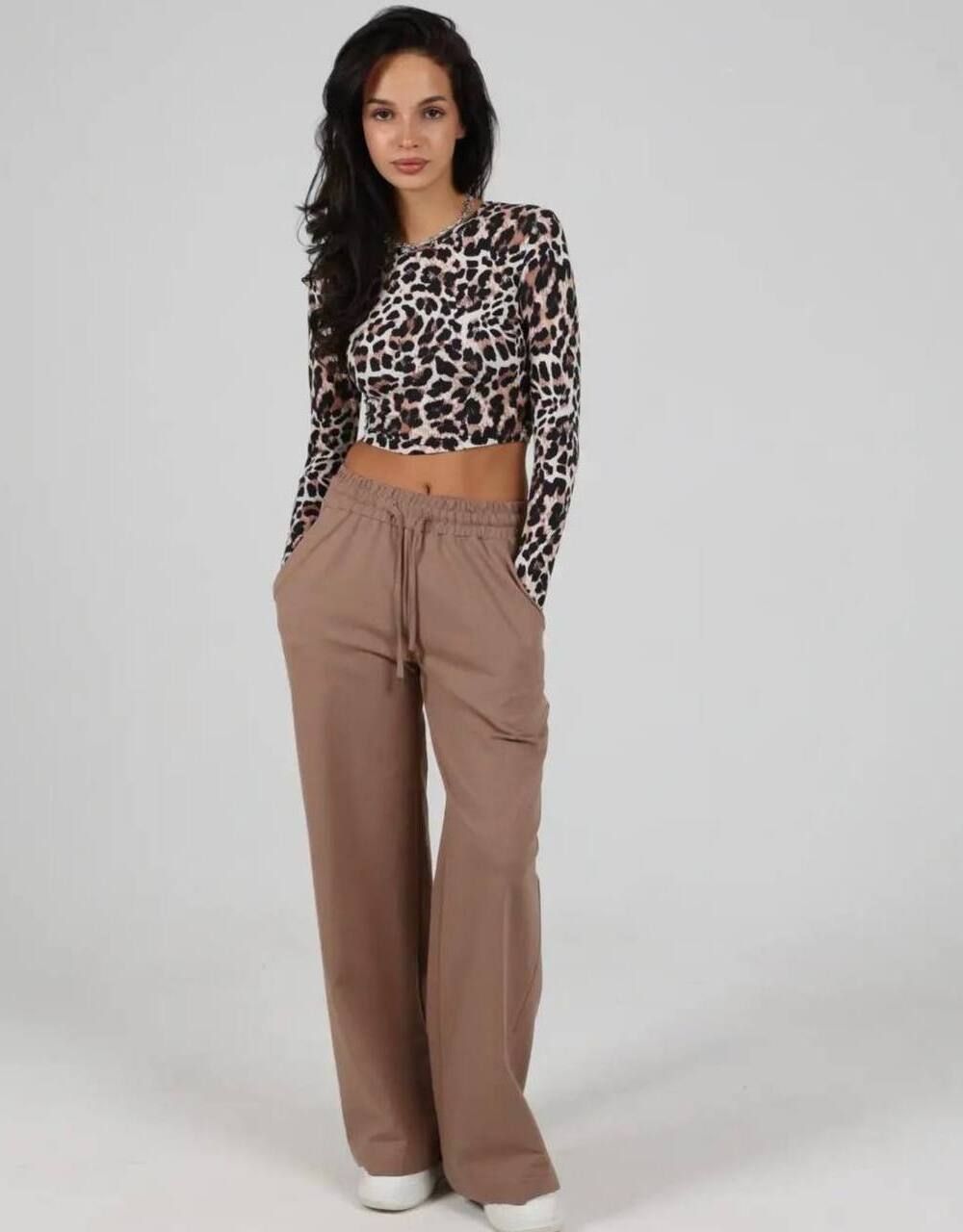 Брюки Палаццо - мокко