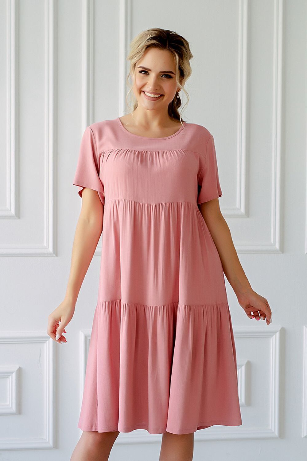 платье Дебора - розовый