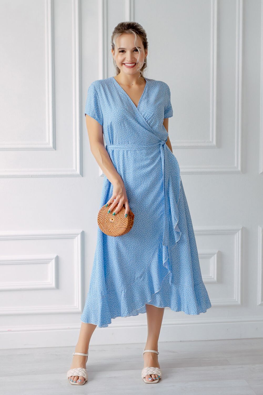 Платье Шакира - бирюза