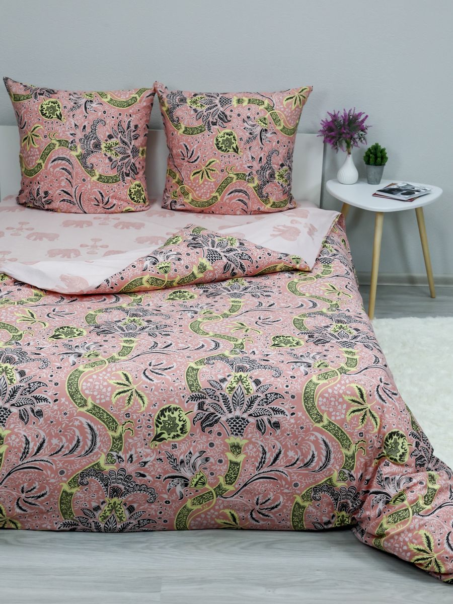 КПБ перкаль Гоа 100%хлопок 110 г/м2, Текстильная коллекция книжка