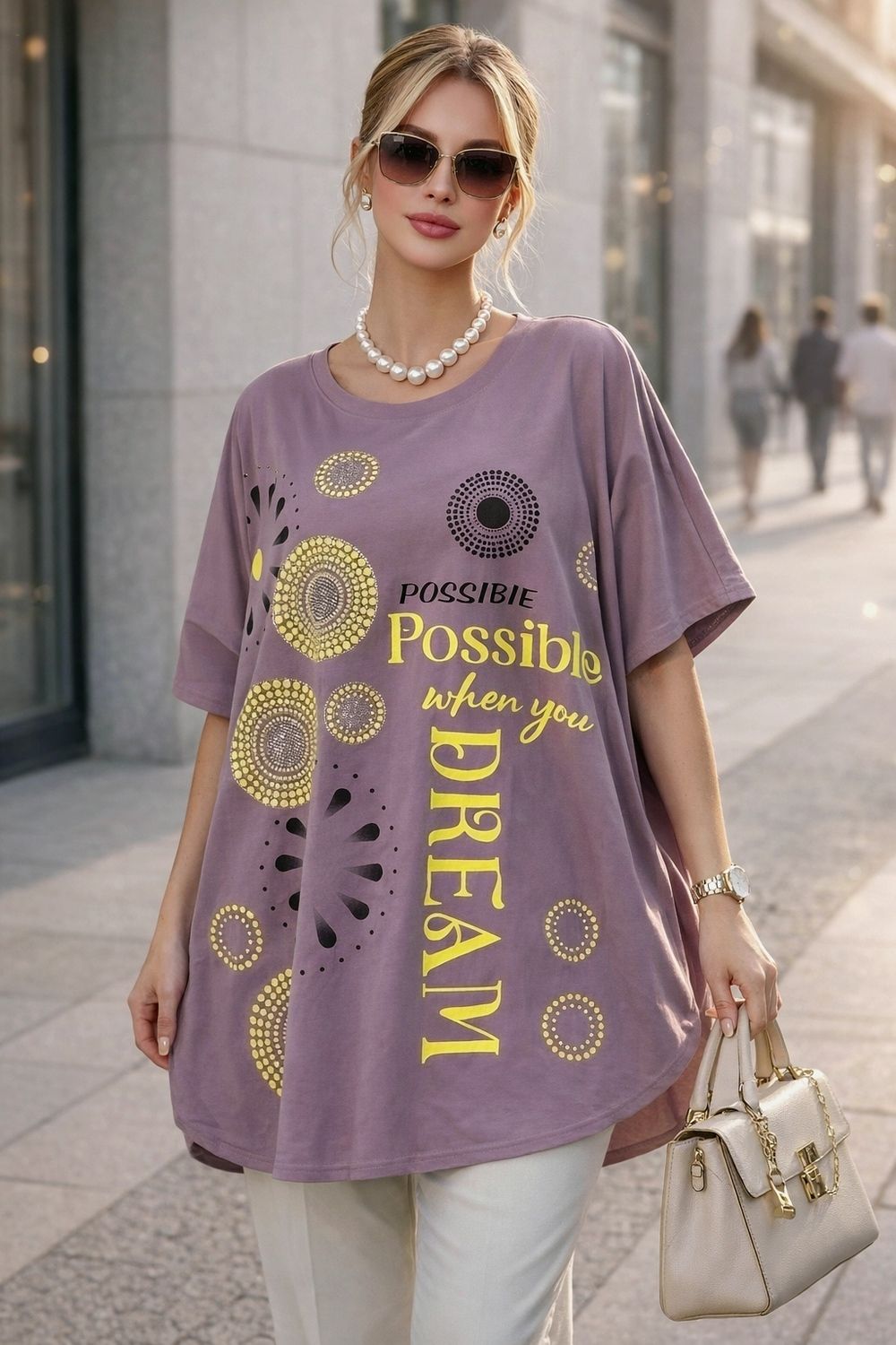 Нарядная футболка Dream Sun арт. F9702 - сухая роза