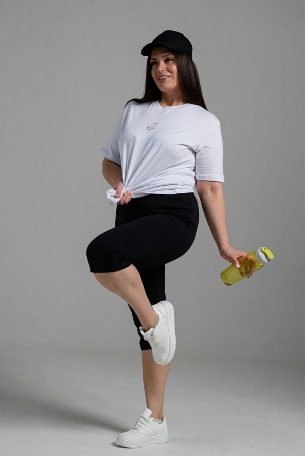 7462 бриджи женские - черный