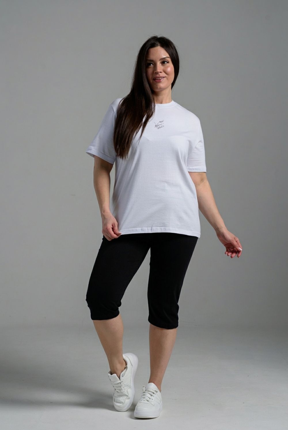 7462 бриджи женские - черный