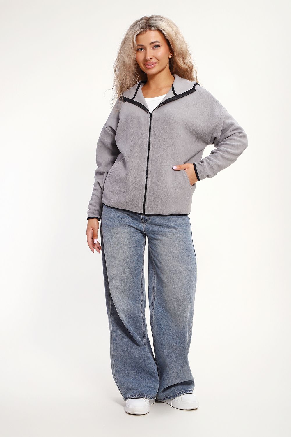 Толстовка 36991 - серый