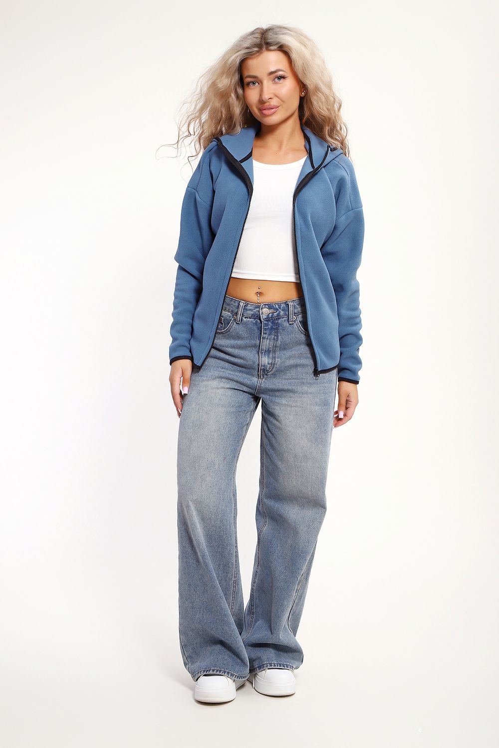 Толстовка 36991 - индиго