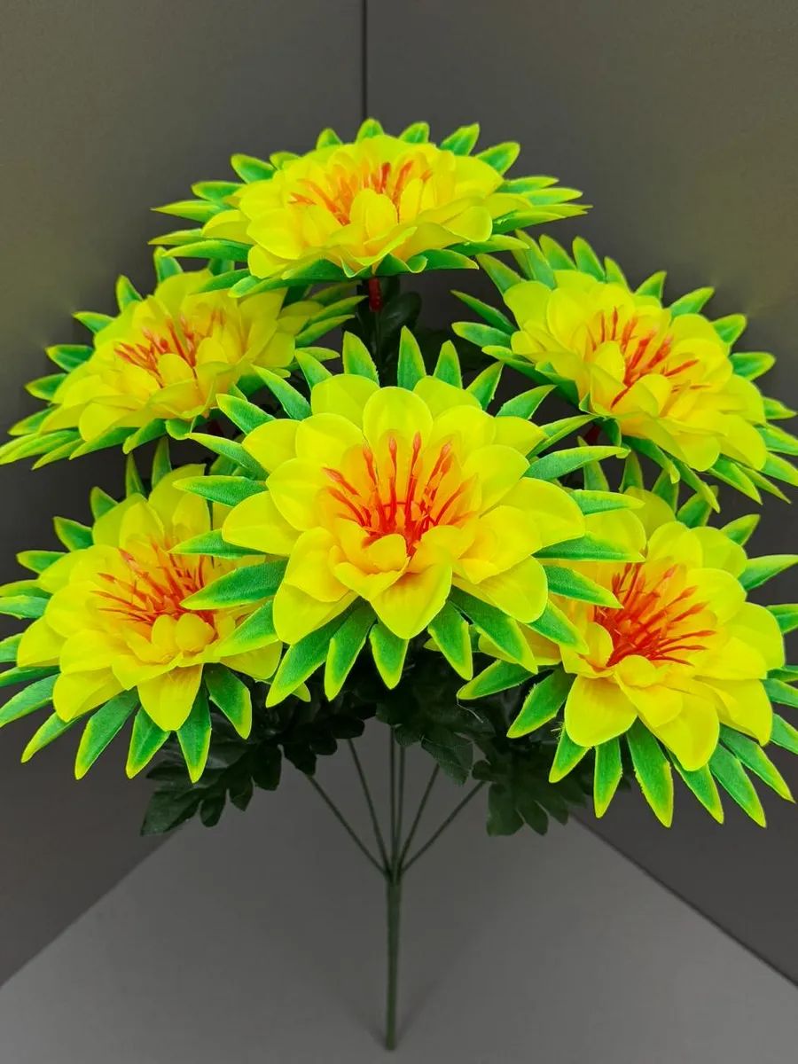 61295 Цветы искусственные 2шт - ассорти