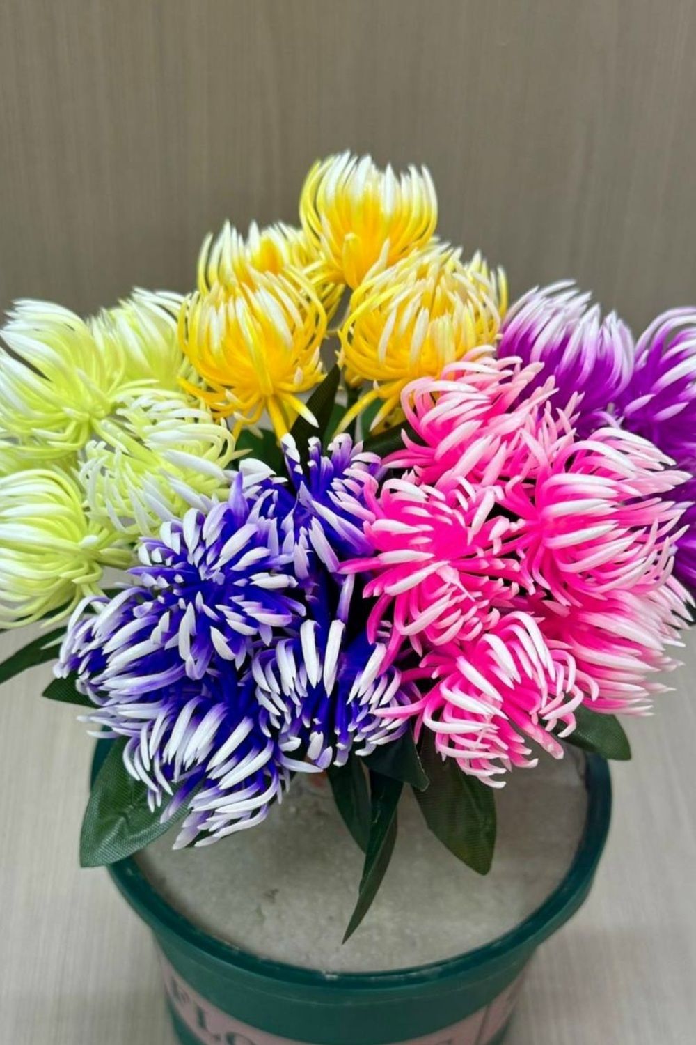 61286 Цветы искусственные 5шт - ассорти