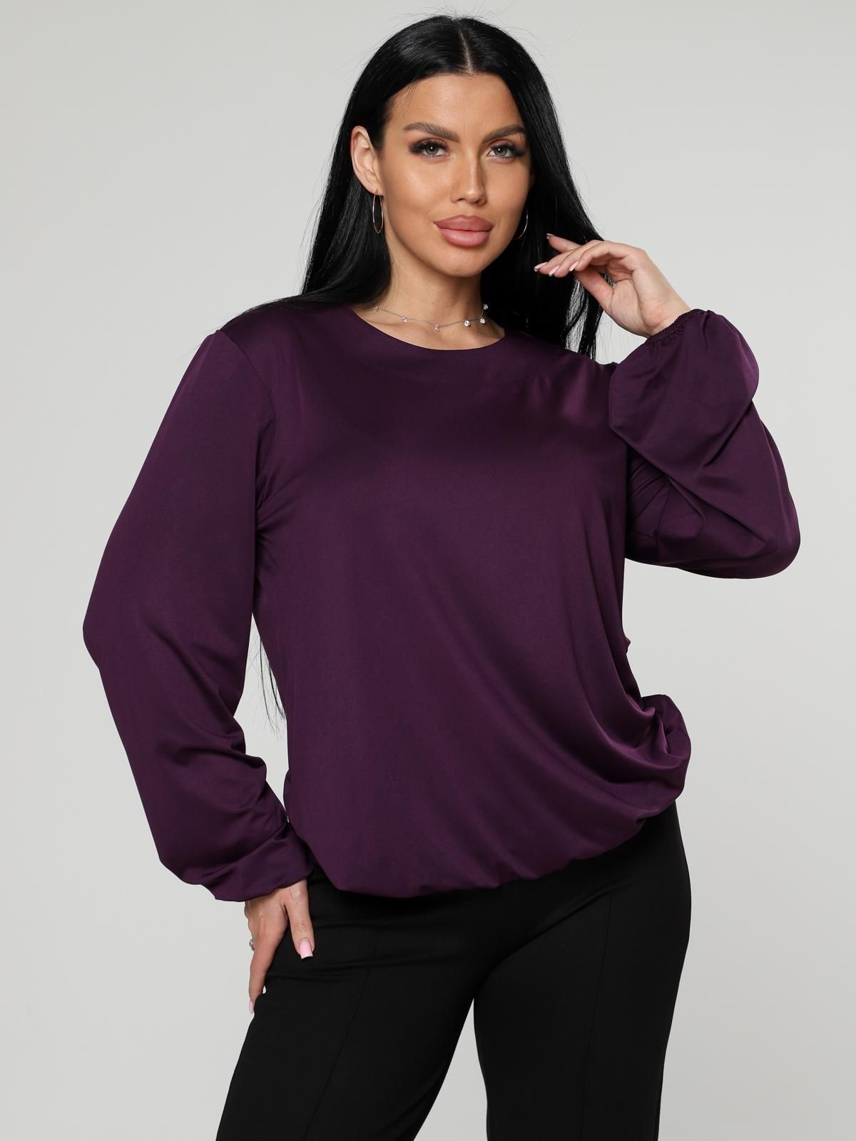 Мирея - блуза баклажан