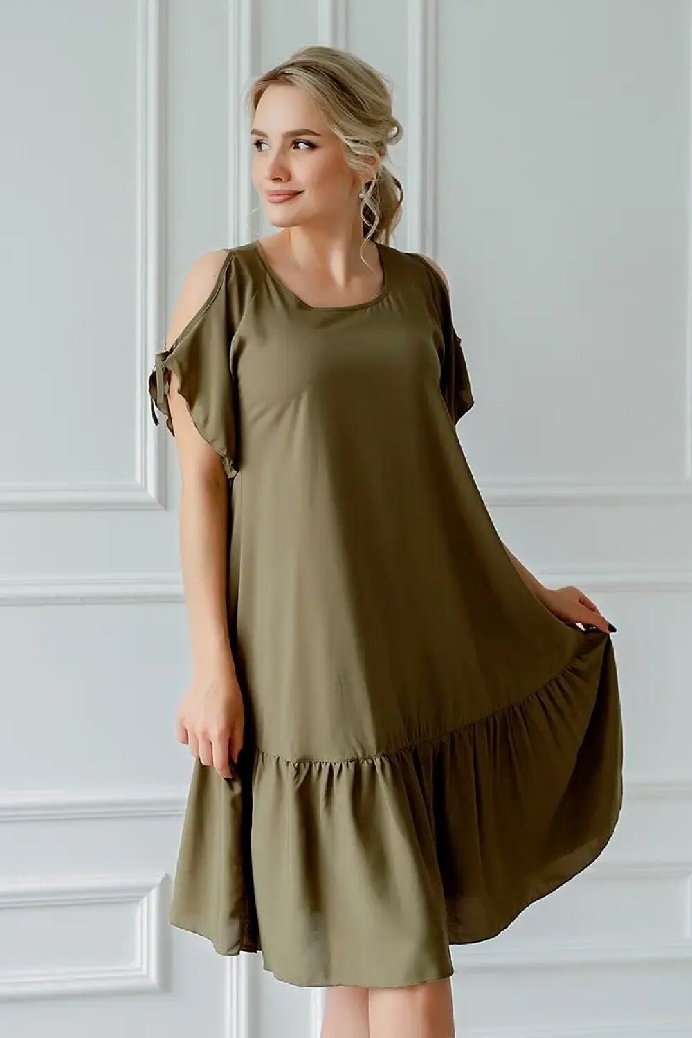 Платье Микелла - хаки