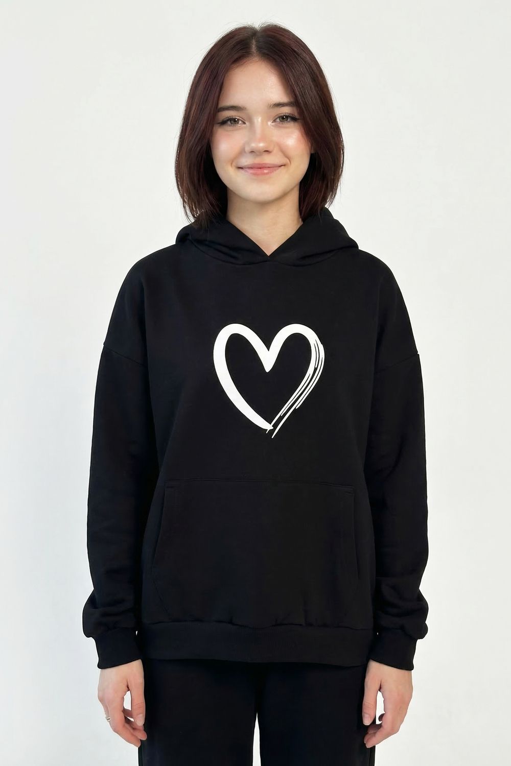 7504 худи детское - черный