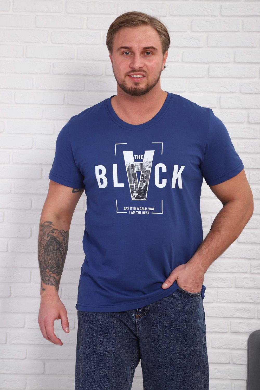 Футболка 88148 - индиго