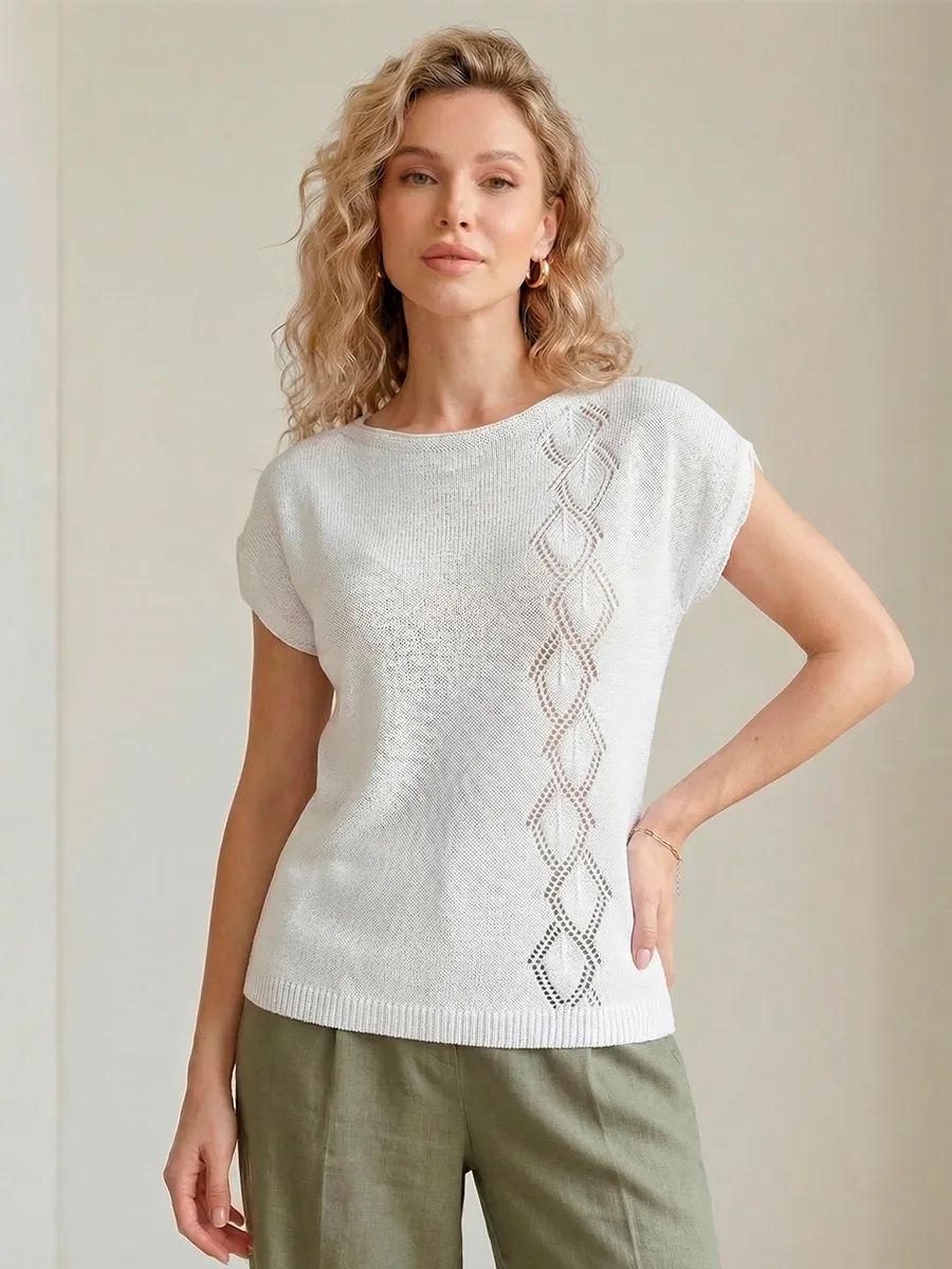 Джемпер СБР - белый