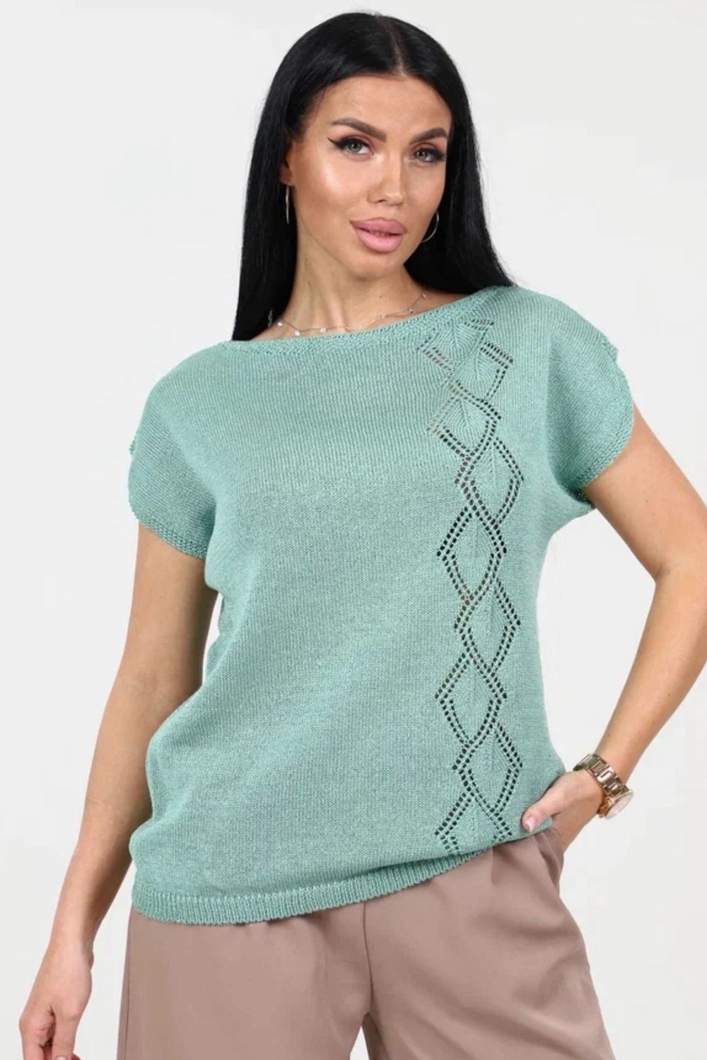 Джемпер СБР - мятный