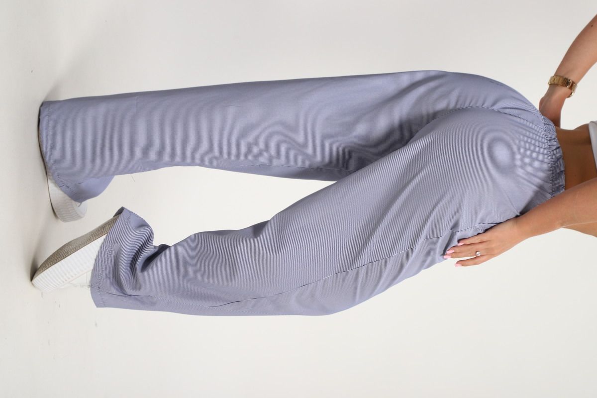 брюки пижамные 35337 - черная полоска