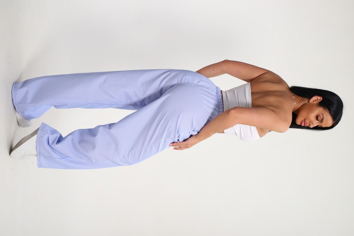 брюки пижамные 35337 - голубая полоска