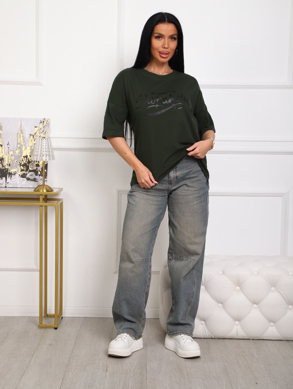 Футболка женская арт. 5001 - зеленый