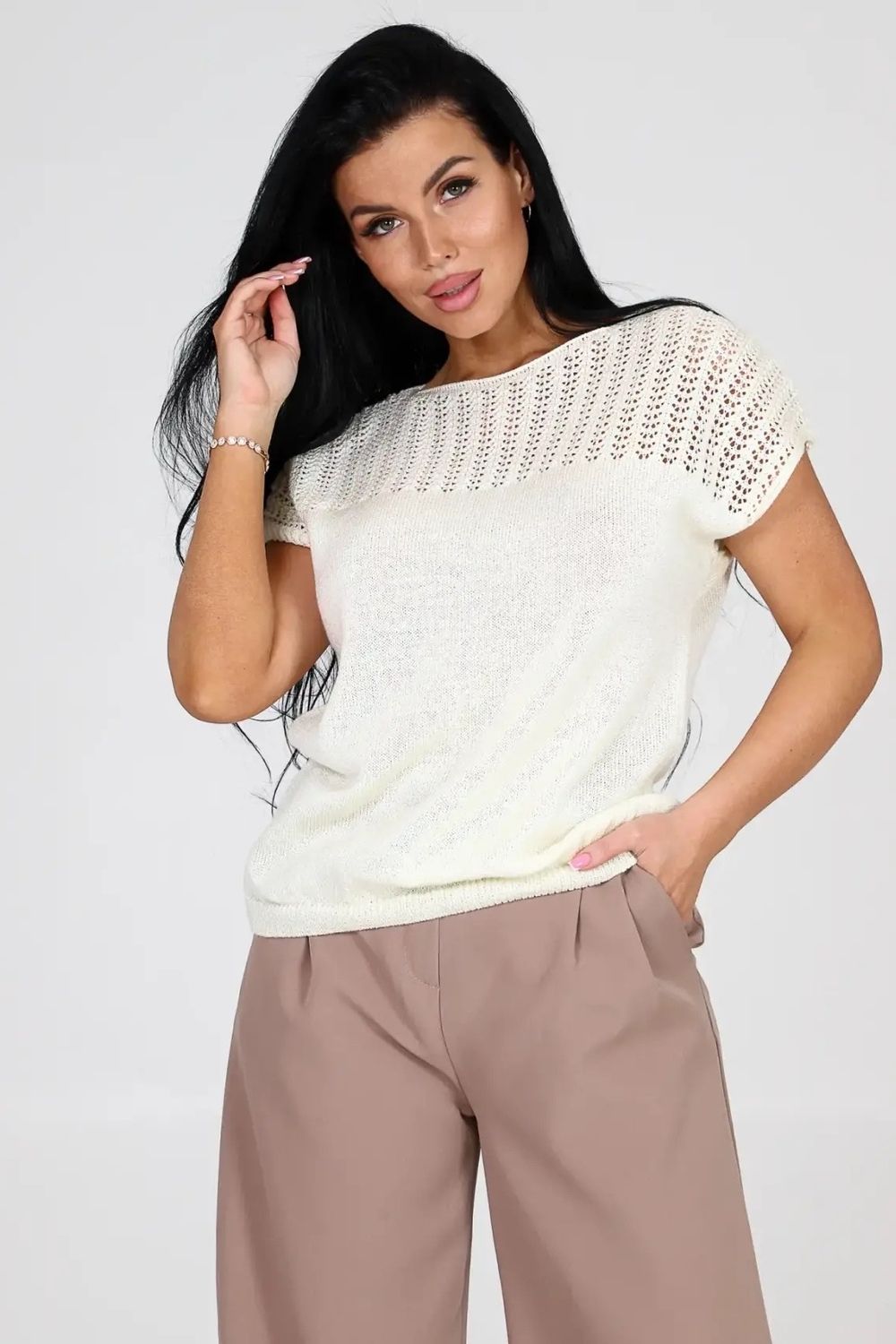 Футболка Афина - молочный